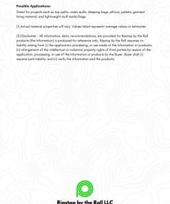 Ripstop By The Roll 1.1 Oz Silnylon - Full Roll