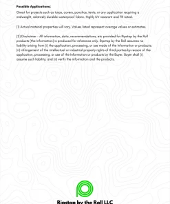 Ripstop By The Roll 1.9 Oz PU Coated Ripstop Nylon - Full Roll