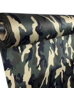 Ripstop By The Roll 1.1 Oz Silpoly - Woodland Camo - Full Roll