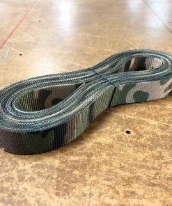 HKOutdoors Narrow Goods 1" Polyester Webbing 1500 Lb - Woodland Camo