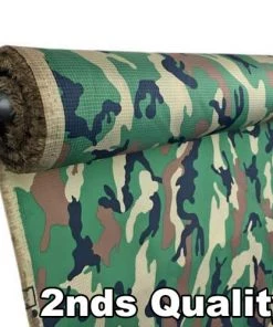 Ripstop By The Roll 2nds Quality - 1.1 Oz Poly Ripstop - Mil Woodland Camo Hammocks
