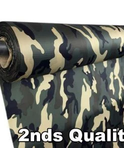 Ripstop By The Roll 2nds Quality - 1.1 Oz Silpoly - Woodland Camo Tarps/Shelters