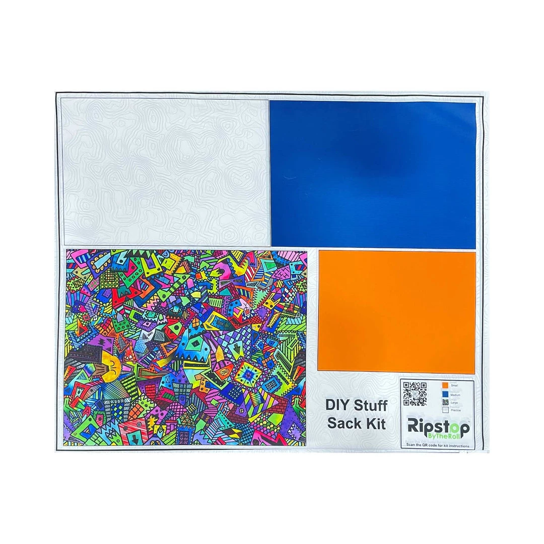 Ripstop By The Roll DIY Stuff Sack Kit NEW! 4 Ripstop By The Roll DIY Stuff Sack Kit NEW!