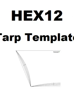 Ripstop By The Roll Tarps/Shelters HEX Tarp Template