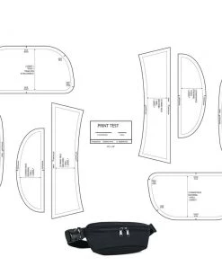 Ripstop By The Roll Simple Series Fanny Pack Template/Pattern Bundle
