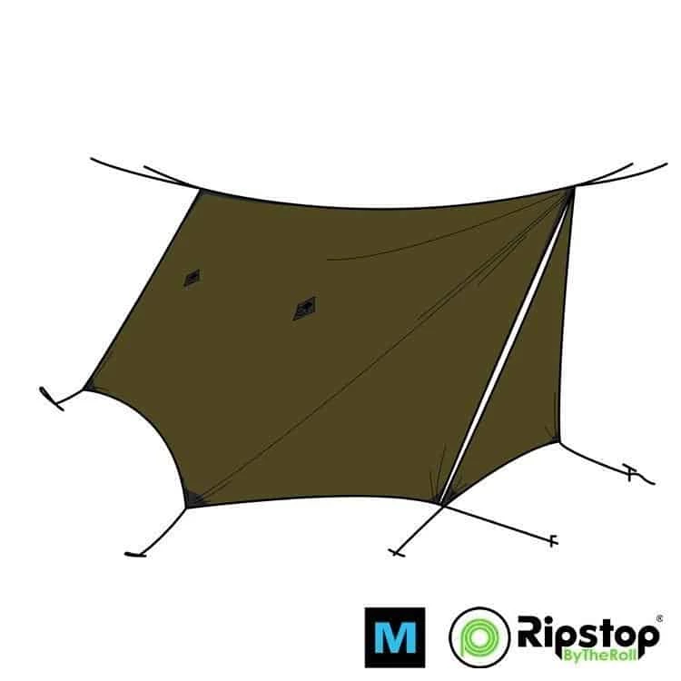 Ripstop By The Roll Pre-Cut WINTER12 Ultralight Tarp Kit Tarps/Shelters 6 Ripstop By The Roll Pre-Cut WINTER12 Ultralight Tarp Kit Tarps/Shelters