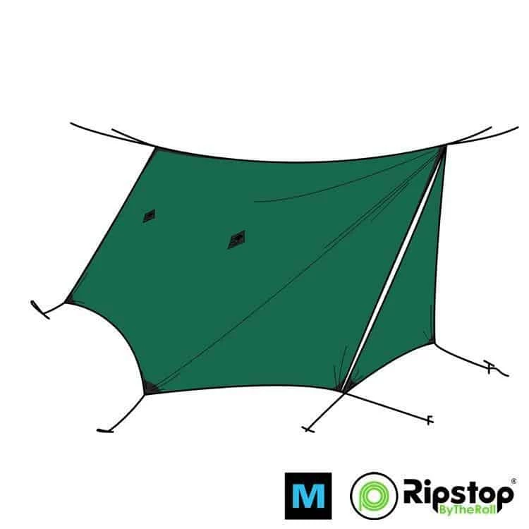 Ripstop By The Roll Pre-Cut WINTER12 Ultralight Tarp Kit Tarps/Shelters 3 Ripstop By The Roll Pre-Cut WINTER12 Ultralight Tarp Kit Tarps/Shelters
