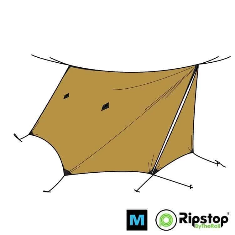 Ripstop By The Roll Pre-Cut WINTER12 Ultralight Tarp Kit Tarps/Shelters 4 Ripstop By The Roll Pre-Cut WINTER12 Ultralight Tarp Kit Tarps/Shelters